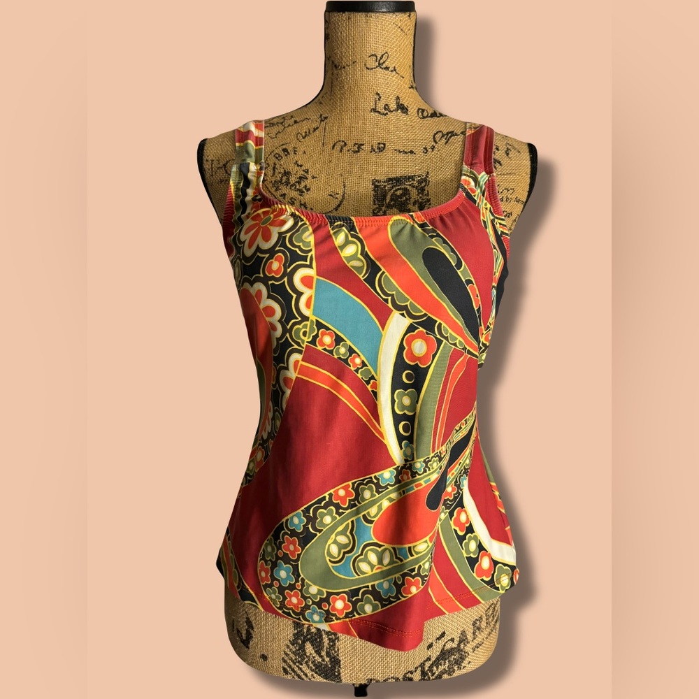 Retro Swim Top